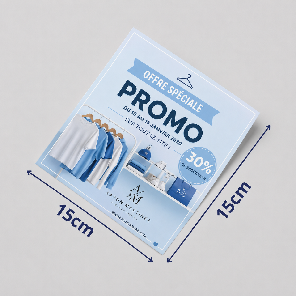 Flyers Standard 15x15cm