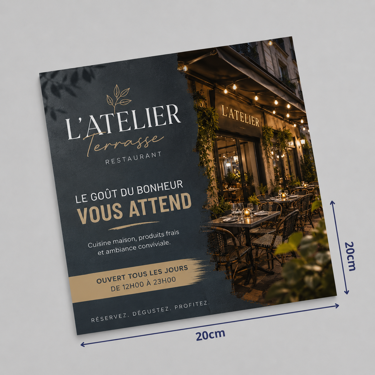 Flyers Standard 20x20cm