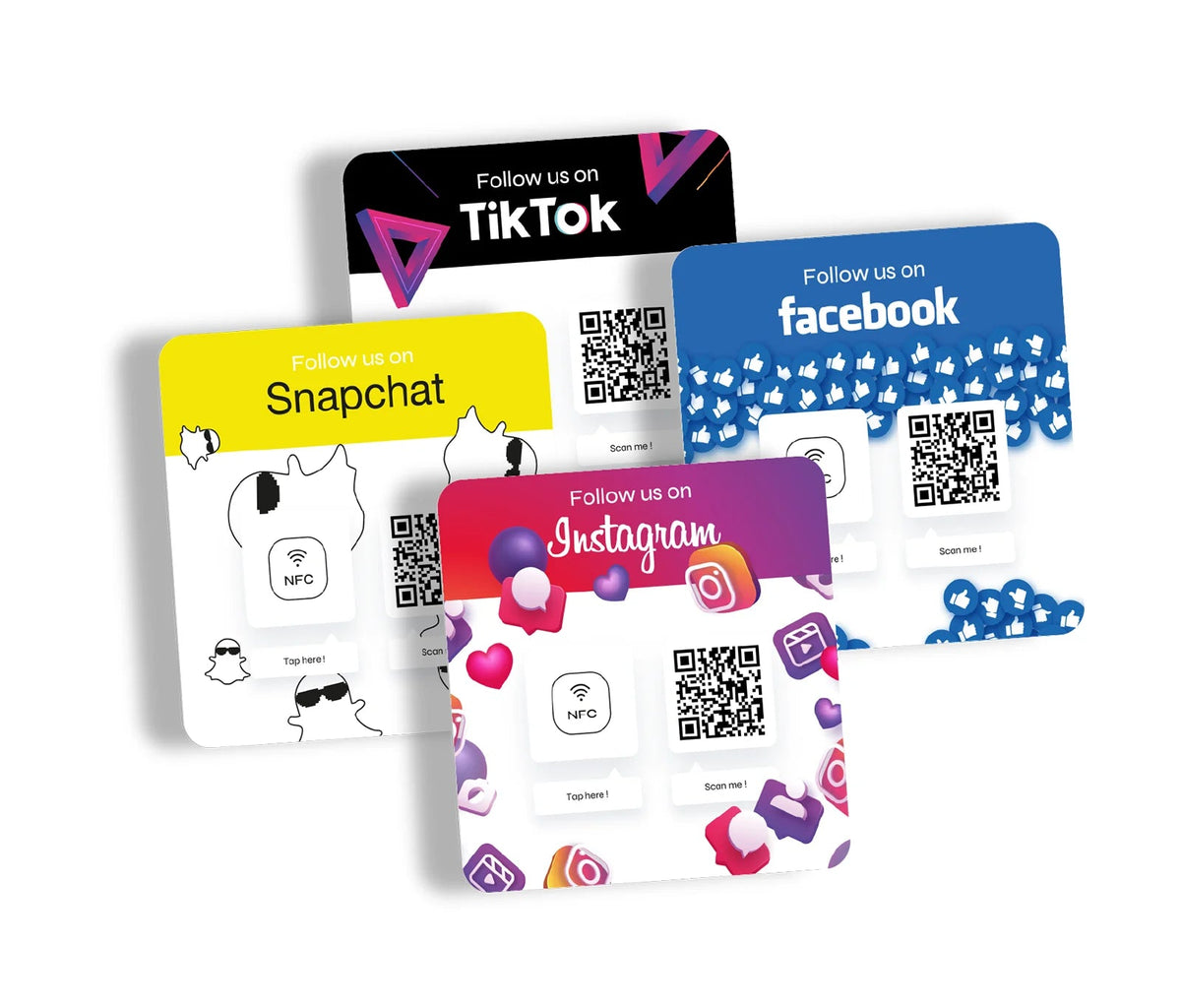 Carte réseaux sociaux