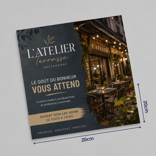 Flyers Standard 20x20cm