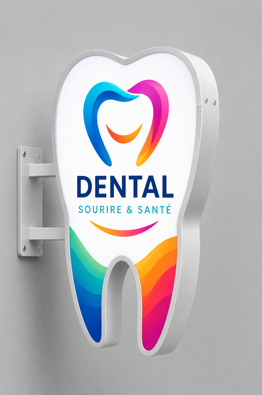 Enseigne lumineuse une face Molaire