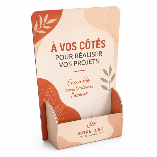 Porte flyers personnalisé