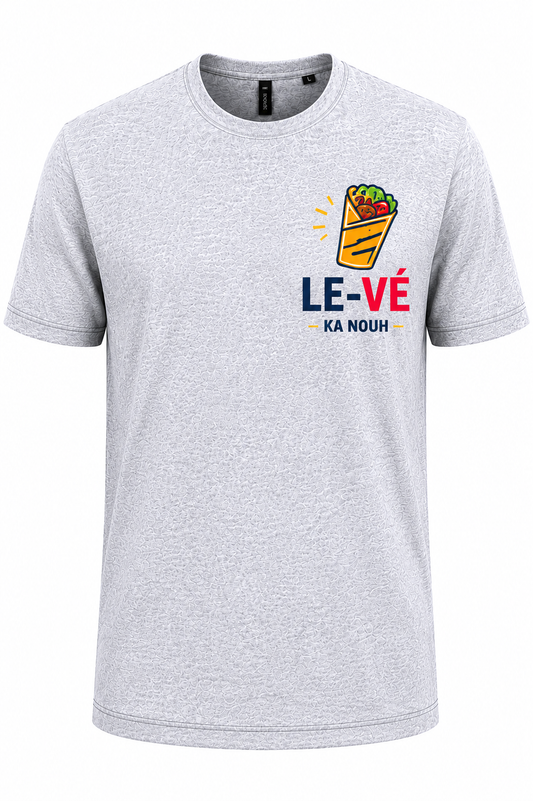 K356 - T-shirt col rond manches courtes homme