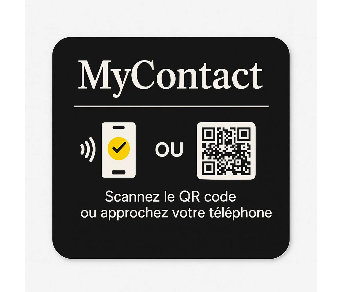 PLaque MyContact