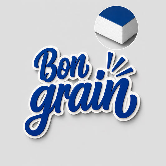 Logo et lettrage en PVC forex